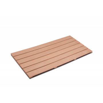 Evolar Bottom Panel voor Airco Omkasting Tropical Teak WPC Small